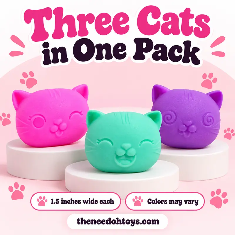 Three Cats in One Pack